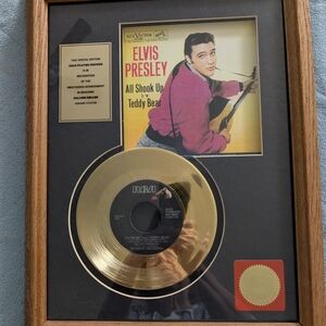 Elvis Presley Gold Record Plaque